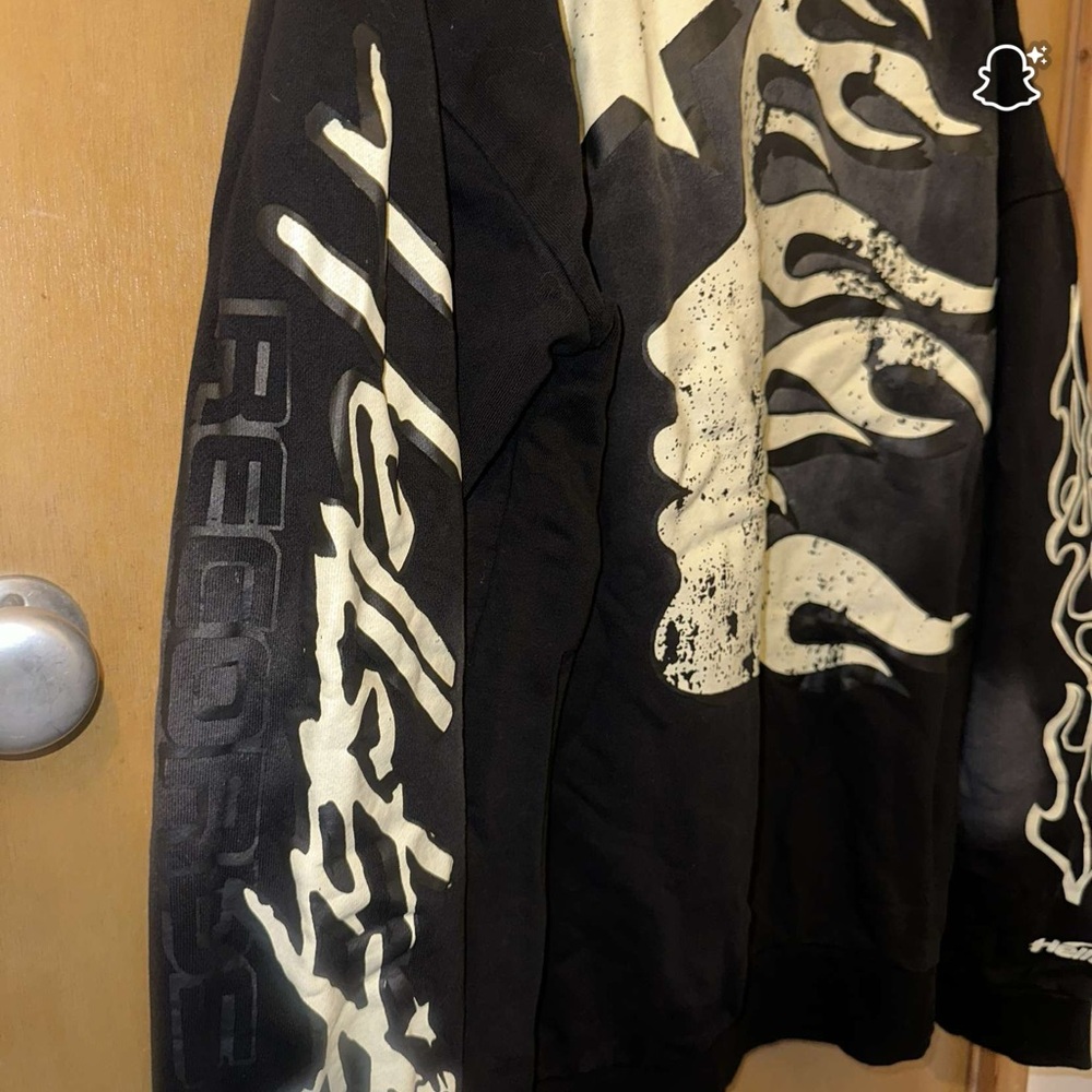 Black And White Hellstar Hoodie Men’s Medium